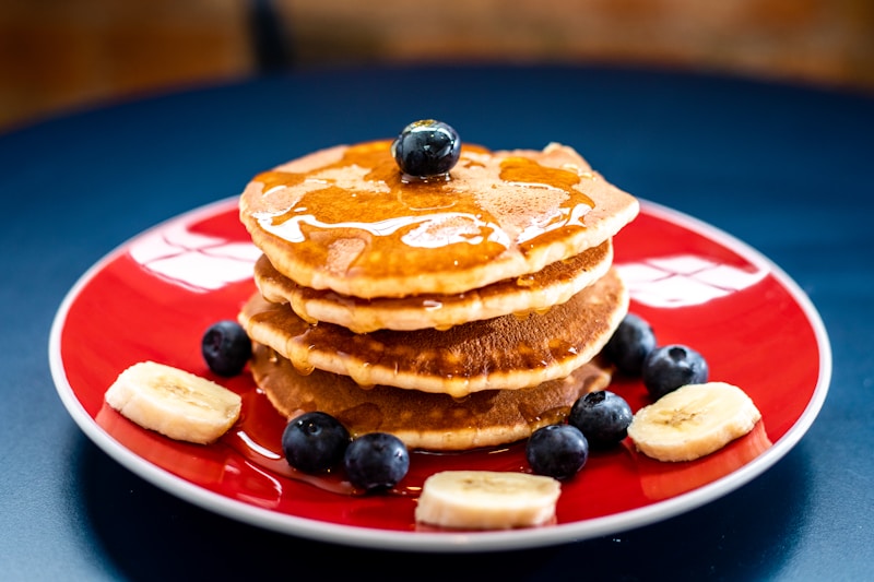 Low-Carb Blueberry Pancakes